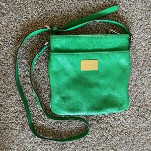 Lauren Ralph Lauren Green Crossbody Purse Bag Adjustable Strap